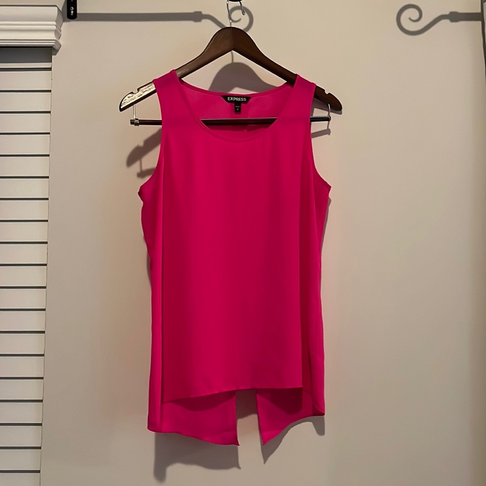 Open back Pink express blouse